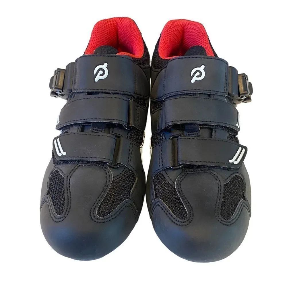 Peloton Ladies Black & White Cycling Shoes in Size 36.